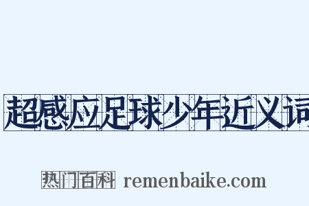 超感应足球少年近义词是什么意思的图片